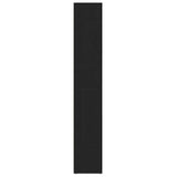 Bathroom Cabinet Black Oak 30x30x183.5 cm Engineered Wood 863124