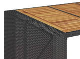 Garden Bar Set Black 3328892