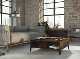 Coffee Table Smoked Oak 60x60x30 cm Engineered Wood 813167