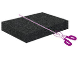Rubber Granulate Patio Pad Black 6 x 9 x 2 cm Rubber 42027239