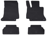 Car Mat 4 pcs Black Rubber 42029132