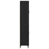 Highboard Black Oak 69.5 x 34 x 180 cm Engineered Wood 3416229
