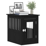 Dog Crate Furniture Black Oak 45x62x59 cm Engineered Wood 862174