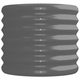 Garden Raised Bed Grey Powder-coated steel Large Durable 318874