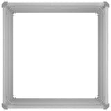 Raised Garden Bed 100x100x77 cm Galvanised Steel Green 47021