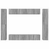 10 Piece TV Cabinet Set Grey Sonoma Engineered Wood 3120249