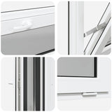 Basement Window RISOR 90x40 cm Tilt 3 Glazing Anthracite 4108465