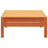 Garden Sofa 4-Seater Wax Brown Solid Wood Pine 838051