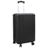 Suitcase Folding with Lock Black 34 x 23 x 55.5 cm ABS Plastic 42006226