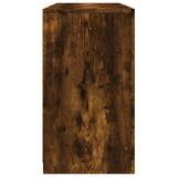 Sideboard with LED Lights Smoked Oak 123x37x67 cm 3209083