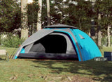 Camping Tent Dome 4-Person Blue Quick Release 4004243