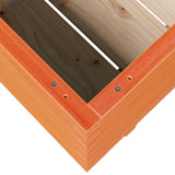 Garden Planter Wax Brown 90x60x49.5 cm Solid Wood Pine 847385