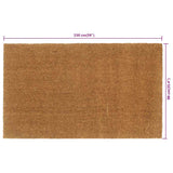 Door Mat Natural 90x150 cm Tufted Coir 155606