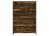 Book Cabinet 2 pcs Smoke Oak 80 x 30 x 155 cm Engineered Wood 3403006