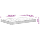 Foam Mattress Medium Soft 90x200 cm 373032