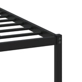 Metal Bed Frame without Mattress Sonoma Oak 120x190 cm Small Double 4007713