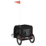 Pet Bike Trailer Black Oxford Fabric and Iron 93835