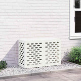 Air Conditioner Cover White 90 x 40 x 60 cm Steel 865891