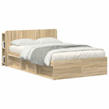 Headboard Cabinet with Storage Sonoma Engineered Wood 8001203