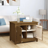 Coffee Table Honey Brown 71x49x55 cm Solid Wood Pine 820929
