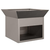 Fire Pit Rusty 50 x 50 x 40 cm Weathering steel 874582