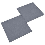 Fall Protection Tiles 18 pcs Rubber 50x50x3 cm Grey 3096597