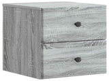 Wall-Mounted Bedside Cabinet Grey Sonoma 34.5 x 33 x 40 cm 899157