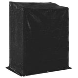 Firewood Rack with Rain Cover 150x100x200 cm Galvanised Steel 4104955