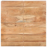 Coffee Table 80x80x28 cm Solid Acacia Wood 323593
