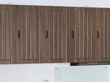 Wall Cabinet LUCCA Brown Oak 40 x 31 x 100 cm Engineered Wood 885122