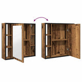 Bathroom Mirror Cabinet Old Wood 60x16x60 cm Engineered Wood 862226