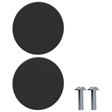 Cabinet Knobs 968 pcs Black Iron 864745