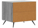 Bedside Cabinet 2 pcs Grey Sonoma 43 x 34.5 x 50 cm 895498