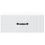 Wall-Mounted Bedside Cabinet 2 pcs White 49 x 34.5 x 20 cm 898616