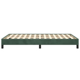 Bed Frame without Mattress Dark Green 120x190 cm Small Double Velvet 3269628