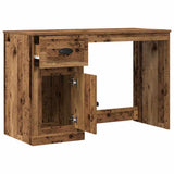 Desk with Drawer Old Wood 50 x 115 x 75 cm Engineered Wood 862822