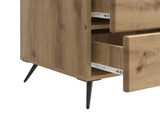 Bedside Cabinet Artisan Oak 43 x 41 x 66.5 cm Engineered Wood 895484