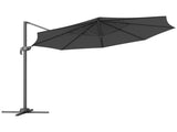 3 x 3m Overhanging Cantilever Parasol - Black T3398P328037