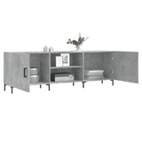 TV Cabinet Concrete Grey 150x30x50 cm Engineered Wood 829104