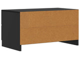 Bedside Cabinet Black 62 x 34.5 x 44.5 cm Engineered Wood 895696