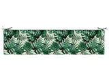2-Piece Bench Cushions SOEST 2 pcs 100% Polyester Leaf Pattern 950287