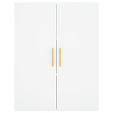 Highboard White 69.5x34x180 cm Engineered Wood 3195779