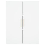 Highboard White 69.5x34x180 cm Engineered Wood 3195947