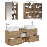 Bathroom Furniture Set 5 pcs Artisan Oak 3406838