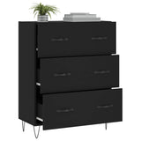 Sideboard Black 69.5x34x90 cm Engineered Wood 827845