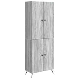 Cabinet Set 2 pcs Grey Sonoma Engineered Wood 3416868