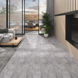 PVC Flooring Planks 4.46 m 3 mm Self-adhesive Cement Brown 146575