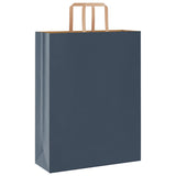 Paper Bags 250 pcs with Handles Blue 32x12x42 cm 4101928
