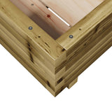 Garden Planter 40x40x26.5 cm Impregnated Wood Pine 847292