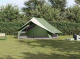 Family Tent with Roof Green and White 220 x 220 x 184 cm 4100673